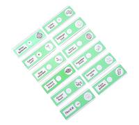 Cabilock 12 Piezas Diapositivas de Microscopio Preparadas de Plásticos para Muestras de Vegetales para Educación Biología Básica