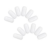 Cabilock 12 Piezas laboratory magnetic stirring barras magnéticas de agitación barras para White