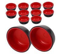 Cabilock 12 Piezas Miniature Bowls de para Casas de Muñecas Plástico Compacto con Detalles Realistas para Cocina Miniatura y Presentación de Comida
