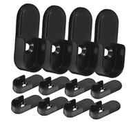 Cabilock 12 Piezas Soporte Central para Barra De Armario Soporte para Riel De Armario Metal Resistente