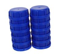 Cabilock 12 Piezas Tapas de Cubo de Plástico Resistente Tapa de Sellado Tornillo Hermético para Plásticos Industriales Compatible con Contenedores Químicos Color Azul