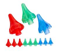 Cabilock 12 Puntas de Limpieza de Oídos de Plástico Reutilizables para Irrigación Delicada en Casa y Viaje, Kit Control Preciso de Agua y Fácil Uso