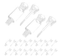Cabilock 12 Tubos Labial Vacíos de Brillo Transparente, de Plástico, Portátiles para DIY, Ver Volumen Restante, Accesorios Maquillaje