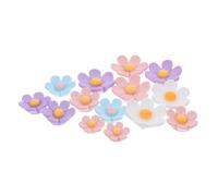 Cabilock 14 Piezas imán de Nevera Flores imanes de Flores imanes de refrigerador imán de Nevera Flor Mini Flor Refinete magnética Magnet Resina