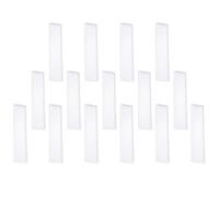 Cabilock 15 Moldes de Silicona para Marcapáginas DIY, Rectangulares, Flexibles, Antiadherentes, para Resina Epoxi, Agujero Integrado para Manualidades y Decoración Personalizada