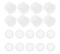 Cabilock 150 Piezas Tapones de Plástico Redondos para Botellas y Macetas Tapón Reemplazo para Saleros y Pimenteros Tapas para Tubos Cierre Seguro y Reutilizable para Conservación Prolongada