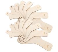 Cabilock 16 Piezas Estiradores de Calcetines de Punto de Madera Natural Formas para Tejer Medias para Crochet Accesorios Portátiles para Bloqueo y Moldeado en Manualidades Familiares