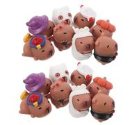 Cabilock 16 Piezas Figuras Mini Animales de Resina para Decoración Mesa Halloween Adornos para Jardín de Hadas y Miniatura para Fiestas Temáticas