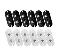 Cabilock 16 Piezas Ruedas Adhesivas para Electrodomésticos Ruedas Giratorias Autoadhesivas de Acero Inoxidable y Abs, Doble Rodamiento, Instalación Fácil, Silenciosas, para Muebles