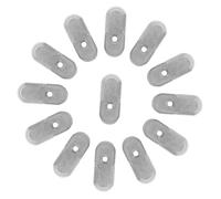 Cabilock 18 Piezas Base De Soporte para Barra De Ropa De Aleación De Zinc Resistentes y Aplicables para Armario Soporte para Barra De Armario Central