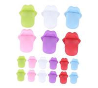 Cabilock 18piezas Marcadores De Bebidas Forma De Lengua Copas De Vino Accesorio para Fiestas