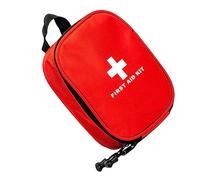 Cabilock 1juego Kit De Primeros Auxilios Profesional Portátil Componentes Botiquín De Emergencias Maletín Rojo Para Lesiones Para Hogar y Actividades Al Aire