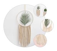 Cabilock 1pieza Woven Cotton Dream Catcher with Owl Design for Home Decoration and Wall Art Handmade Bohemian Wall Hanging Tapestry with Tassels
