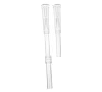 Cabilock 2 Boquillas Pequeñas para Fuente: De Agua Transparentes con Cabezal Rociador Tipo Hongo para Pecera, Estanque, Acuario, Fuente De Agua para Interior Y Exterior.