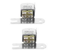 Cabilock 2 botones magnéticos para cabezal de grabadora de casete - Componentes metálicos para reproductor de cintas de audio - Piezas de repuesto para cabezal estéreo de reproductor de música y