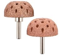 Cabilock 2 cabezales de pulido de carburo de tungsteno para amoladora de troqueles, herramienta de raspado de neumáticos con forma de cuenco, broca de fresa para rueda pulidora, reparación de