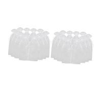 Cabilock 2 Juegos 2 Juegos De Hebillas De Organza para Bolsas De Botellas De Vino Bolsas Naturales para Botellas Bolsas De Arpillera para Botellas De Vino Reutilizables 12 Piezas * 2
