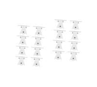 Cabilock 2 Juegos Polea del Obturador Kit De Persiana Romana Cortinas Persianas Carril Pegatinas Hogar Cerrar Limpiador De Ventanas Bloqueando Mecanismo Pompón De Plástico 8 Uds * 2