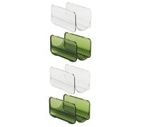 Cabilock 2 Juegos Portavasos Poseedor Dispensador Taza De Cocina Plegable Kitchen Storage Rack Cozinha Organizador Soportes para Botellas De Vacío Botellero De Cocina Páginas 2 Piezas * 2