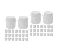 Cabilock 2 Juegos Tapa De Pasta De Exprimidor Dispensador De Pasta De Suministros De Pasta De Tapas De Pasta De A Granel El Plastico 30 Piezas * 2