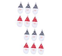 Cabilock 2 Juegos Tapas De Botellas De Vino Navideñas Botellero Tapones para Botellas De Vino Soporte para Botellas De Leche Botella De Agua para Puerta Bolsa De Vino Botella De 6 Piezas * 2