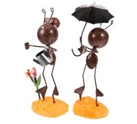 Cabilock 2 Piezas Adornos de Insectos de Hierro Forjado artesanías de Hierro Accesorios Adornos para la Sala de Bodas Decoración del hogar