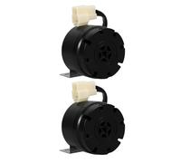 Cabilock 2 Piezas Alarma Sonora para Vehículos Resistente al Agua Bocina de Respaldo para Camiones y Montacargas Zumbador de Marcha Atrás Duradero de Fácil Instalación y Uso Entornos