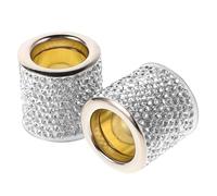 Cabilock 2 Piezas Anillo Embellecedor de Coche Gemas de Imitación Decoración para Reposacabezas de Asiento de Coche Accesorio para Interior