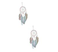 Cabilock 2 Piezas Atrapasueños De Moda Decoración Atrapasueños Artesanías De Decoración De Bodas Atrapasueños Para Autos Atrapasueños Hecho a Mano Pequeño Atrapasueños Navidad Colgante