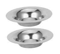 Cabilock 2 Piezas Cazoleta Calentador de Cera de Acero Inoxidable Recipiente para Derretir Cera Aromática Pequeña Fácil de Limpiar para Hogar Oficina Tienda