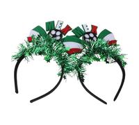 Cabilock 2 Piezas Cinta de Pelo Deportiva para Eventos de Fútbol, Ligera y Cómoda, Color Verde, Adecuado para Fiestas Temáticas y Aficionados al Fútbol