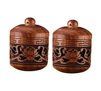 Cabilock 2 Piezas Colgante De Aromaterapia De Madera Colgantes De Jaula Difusora - Aceite Esencial Difusores De Aceite De Coche Bellotas Básico Cobre Se Puede Abrir Botella