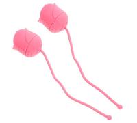 Cabilock 2 Piezas de Silicona Forma de Rosa Accesorios para del de Limpiar y Práctico Uso Casa o