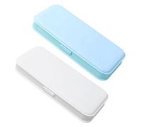 Cabilock 2 Piezas Estuche para Lápices de Caja de Papelería Escolar Bolsa para Guardar Lápices Estuche para Útiles Escolares Obsequio para Estudiantes