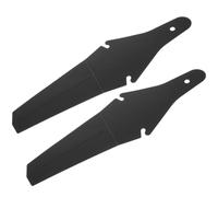 Cabilock 2 Piezas Guardabarros Trasero de Plástico, Negro | Instalación Rápida y Peso Ligero, Compatibilidad, para Rueda Trasera y Trayectos bajo Lluvia