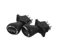 Cabilock 2 Piezas Interruptor de Joystick para Coche Eléctrico Infantil, Interruptor de Marcha Atrás de Juguete, Negro, Plástico y Metal, 8,5x5,5x2,5cm, para Paneles de Tablero y Go Kart