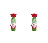 Cabilock 2 Piezas Juego De Botellas De Vino De Navidad Wine Bottle Decoration Tapa De Botella Creativa Portada Navideña Funda para De Vino Tapa De De De Navidad Paño