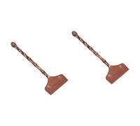 Cabilock 2 Piezas Limpiador De Mesa De Té Herramienta De Desguace De Bandeja De Té Escobilla De Goma Para Limpieza De Ventanas Limpiador De Puertas De Ducha Pequeña Casa Cobre Japón Tetera