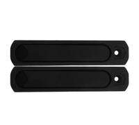 Cabilock 2 Piezas Manija de Puerta Corrediza de Vidrio Oculta de Aleación de Zinc, Diseño Moderno, Gira Completa, Adecuado para Cocinas y Salas de Estar