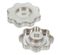 Cabilock 2 Piezas Manija Redonda de Aluminio para Manifold Gauge Replacement Construcción Resistente y Ajuste Preciso para Celebracion Verano en Operaciones de Reparación y Fontanería