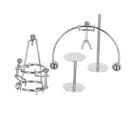 Cabilock 2 Piezas Mini Balancing Swing Physics Sculpture Interactive Science Art For Office Home Classroom Decor