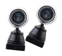 Cabilock 2 Piezas Modelo de Luz Señal Luminosa Miniatura para Maquetas de Ferrocarril Foco LED para Decoración de Mesas de Arena de Verdes para Casas Miniatura y Escenas de Vida Coloridas