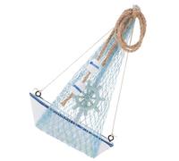 Cabilock 2 Piezas Modelo De Mini Decoración Temática Náutica Fiesta Decoración De La Decorativo Decoración Temático Bote De Juguete Navegación Llave Madera