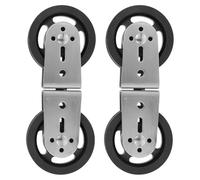 Cabilock 2 Piezas Polea Doble Silenciosa para Fitness Forma Rueda Giratoria de Plástico Resistente para Entrenamiento con Cable Gimnasio y Casa