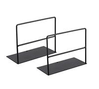 Cabilock 2 Piezas Soporte Decorativo para Libros Soporte De Libro Sujetalibros Tapón De Estantería Tapón De Libro De Hierro Extremos De Libro De Exhibición Escritorio Oficina Libro De Apoyo