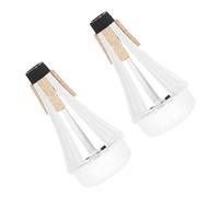 Cabilock 2 Piezas Sordinas De Plástico Para Trompeta Silenciador Para Trompeta Sordina Para Práctica Para Practicar Interiores Sin Molestar Nadie