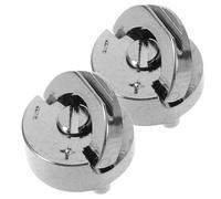 Cabilock 2 Piezas Tapa Inferior para Encendedor Cubierta de Tornillo de Ajuste de Gas para Refil Accesorio de Reparación de Antorcha Cigarros y Viento Negro