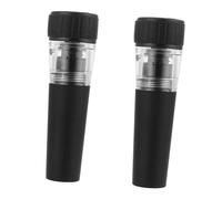 Cabilock 2 piezas Tapón de Vino con Bomba de Sellado Hermético para Conservación Prolongada Compatible Mayoría de Botellas de Compacto y Ligero para Uso Doméstico y Profesional