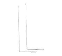 Cabilock 2 piezas Varillas de Radiestesia Inoxidable de Herramientas Portátiles para Adivinación y Camping Resistentes y Flexibles