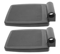 Cabilock 2 Reposapiés Aplicables para Silla de Ruedas de Material Pp, Diámetro Adaptador 22mm, Mejora Movilidad para Cuidadores y Personas Mayores
